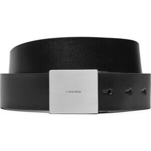 Pánský pásek Calvin Klein Adj Casual Plaque 35mm K50K512660 Černá