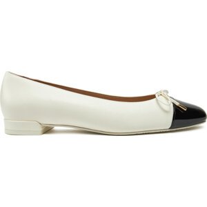 Polobotky Stuart Weitzman Sleek Bow Flat SG888 Écru
