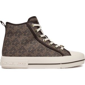 Plátěnky MICHAEL Michael Kors Evy High Top 43F4EYFE5B Hnědá