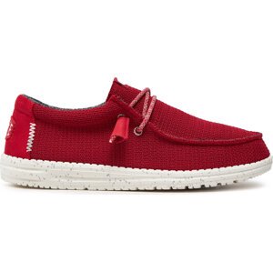 Mokasíny Hey Dude Wally Sport Mesh 40403-6W2 Červená