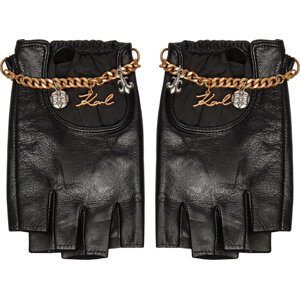 Dámské rukavice KARL LAGERFELD 246W3606 Černá