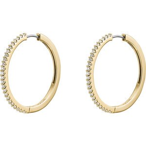 Naušnice Fossil Er Glitz Hoop JA7261710 Zlatá