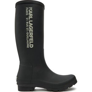 Holínky KARL LAGERFELD KL47085 Černá
