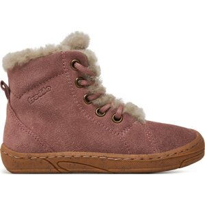 Kotníková obuv Froddo Minni Suede Laces G2110140 S Růžová