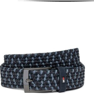 Pánský pásek Tommy Hilfiger Adan New AM0AM12823 Modrá