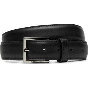 Pánský pásek Tommy Hilfiger Hudson 3.0 Leather AM0AM13335 Černá