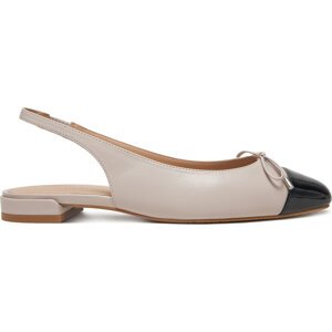 Sandály Stuart Weitzman Sleek Bow SJ075 Béžová