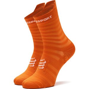 Klasické ponožky Unisex Compressport Pro Racing Socks V4.0 Ultralight Run High XU00050B Červená