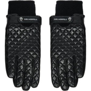Pánské rukavice KARL LAGERFELD 246M3610 Černá