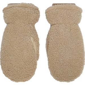 Dámské rukavice ONLY Thea Teddy 15323520 Écru