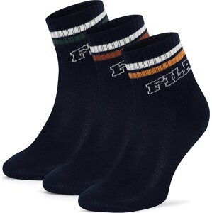 Ponožky Fila F8080-AW24 (3-pack) Tmavomodrá