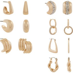 Sada 7 párů náušnic Call It Spring Chicdays 13930750 Zlatá