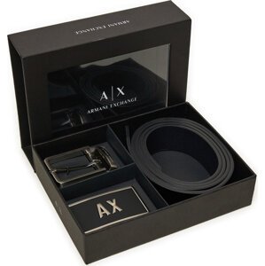 Pánský pásek Armani Exchange XM000185 AF11958 MC038 Černá