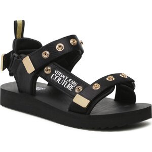 Sandály Versace Jeans Couture 74YA3S7C Černá