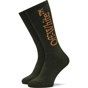 Pánské klasické ponožky Off-White OMRA075S23KNI0015620 Zelená