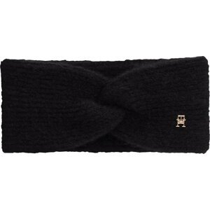Textilní čelenka Tommy Hilfiger Timeless AW0AW16635 Černá