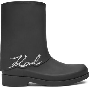 Holínky KARL LAGERFELD Kalosh KL47064 Černá