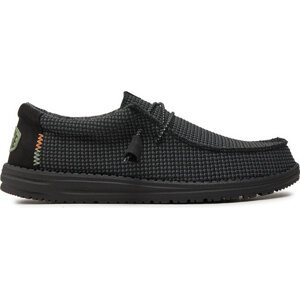 Mokasíny Hey Dude Wally Sport Mesh 40403-060 Černá