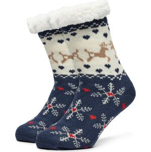 Dámské klasické ponožky ONLY Christmas 15304957 Tmavomodrá