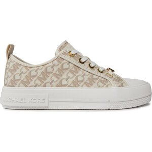 Plátěnky MICHAEL Michael Kors Evy Lace Up 43H3EYFS1B Béžová
