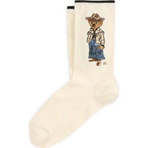 Dámské klasické ponožky Polo Ralph Lauren 455955246001 Béžová