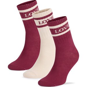 Ponožky Fila F3608-AW24 (3-pack) Růžová
