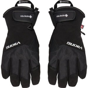 Lyžařské rukavice Viking Branson GTX Ski 160/25/3054/0900 Černá