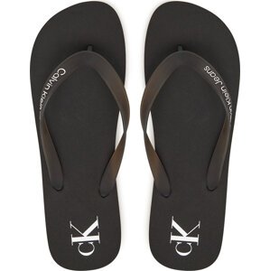 Žabky Calvin Klein Jeans Beach Sandal Transparent Tpu YM0YM01267 Černá