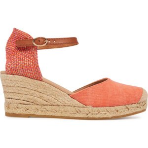 Espadrilky Genuins Carina Canvas G106387 Oranžová