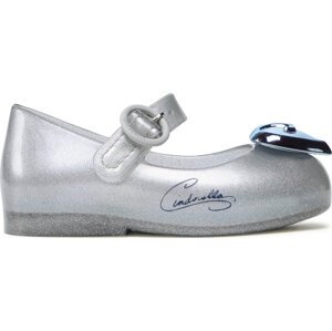 Polobotky Melissa Mini Melissa Sweet Love + Disn 33447 Stříbrná