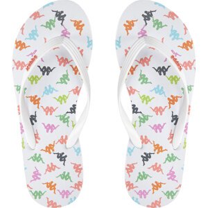 Žabky Kappa 351C22W White - Pink Coral - Pink Fuchsia Barevná