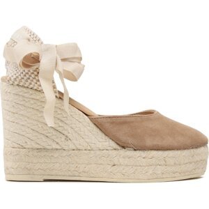 Espadrilky Manebi Wedge Espadrilles W 1.9 WV Hnědá
