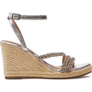 Espadrilky Gioseppo Menfi 72064-P Stříbrná