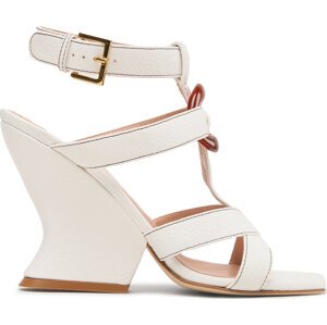 Sandály Alberta Ferretti 23151A6306 8003 Bílá