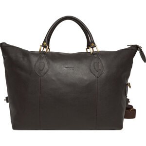 Taška Barbour Leather Medium Travel Explorer UBA0008BR91 Hnědá