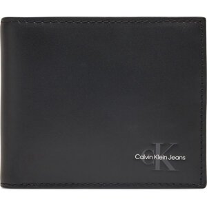 Pánská peněženka Calvin Klein Jeans Mono Logo Bifold W/Coin LV04G1013G Černá