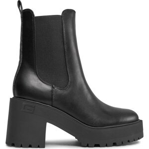 Polokozačky Guess Lucah2 FL8L2H LEA10 Černá