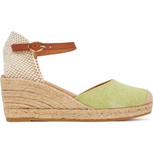 Espadrilky Genuins Carina Canvas G106388 Zelená
