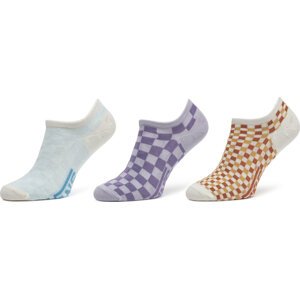 Sada 3 párů nízkých ponožek unisex Vans VN000ND16PH1 Barevná