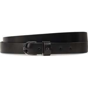Dámský pásek Calvin Klein Ck Metal Loop Round Buckle 2.5 K60K613147 Černá