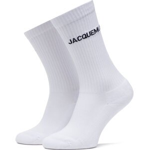 Dámské klasické ponožky JACQUEMUS 21H213AC003-5000 Bílá