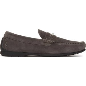 Mokasíny Calvin Klein Driver W/ Ny Bit Sue HM0HM01759 Šedá