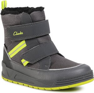 Sněhule Clarks Jumper Jump K 261535787 Šedá