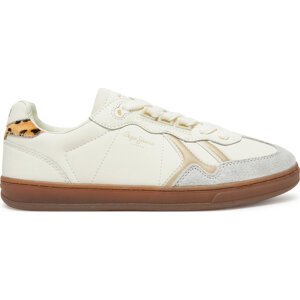 Sneakersy Pepe Jeans Ball Fun W PLS00038 Bílá