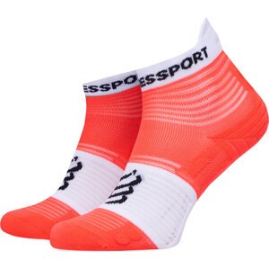 Nízké ponožky Unisex Compressport Pro Racing V4.0 Run Low XU00047B Oranžová