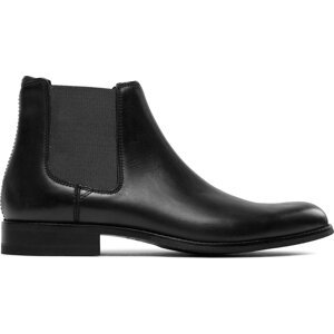 Kotníková obuv s elastickým prvkem Clarks Craftarlo Top 261734607 Černá