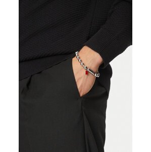 Náramek HUGO E-Ballchain2-Bra 50532320 Stříbrná