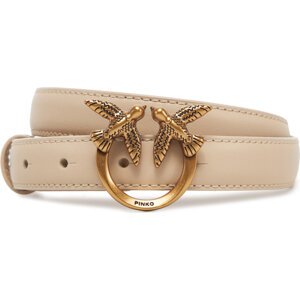 Dámský pásek PINKO Love Berry H2 Belt PE 25 PLT01 100143 A0F1 Béžová