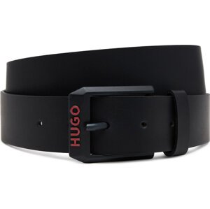 Pánský pásek HUGO 50542479 Černá