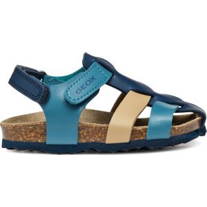 Sandály Geox B Sandal Chalki B452QA 000BC C4169 M Tmavomodrá